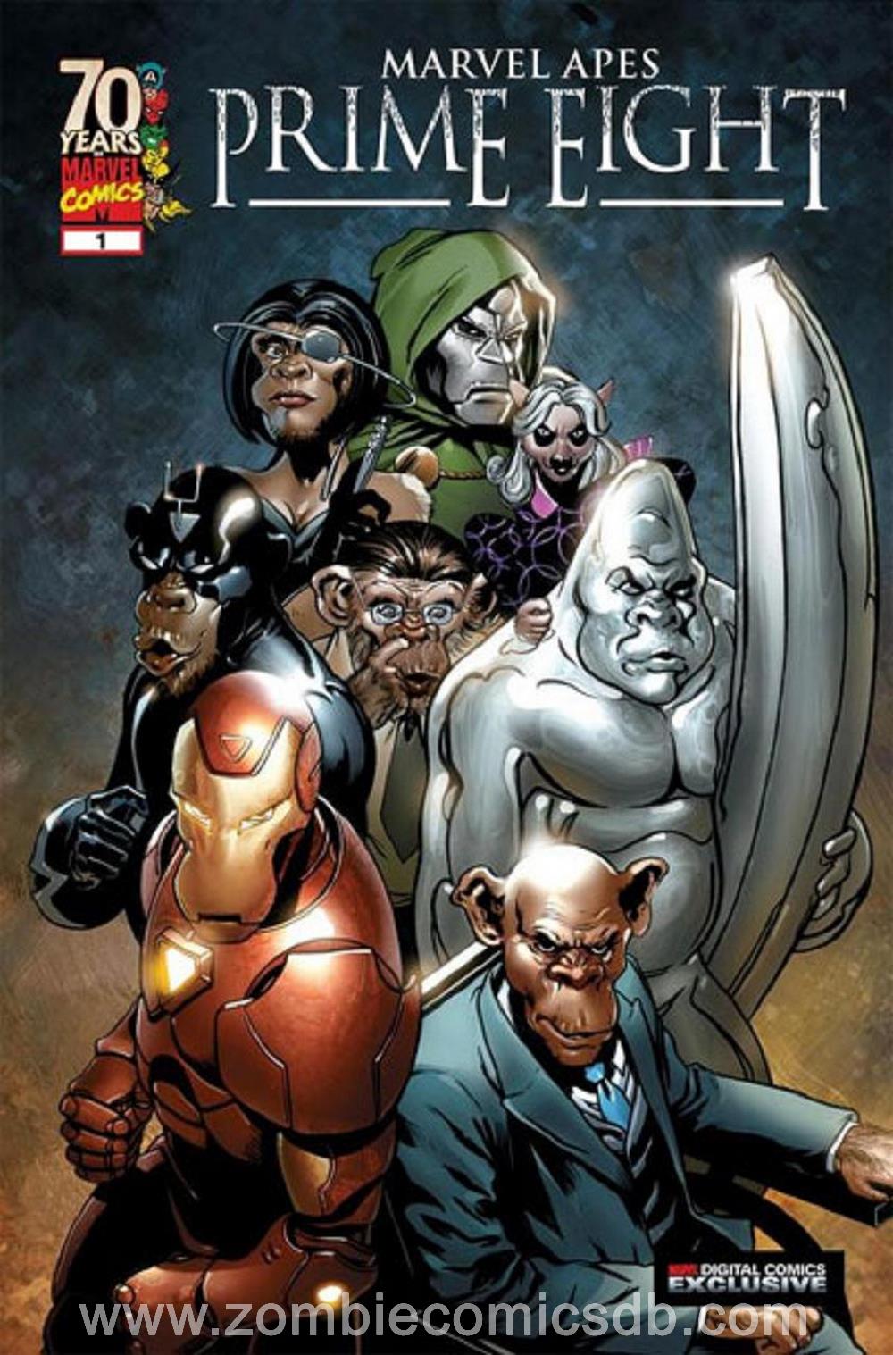 Marvel Apes: Prime Eight Special (Marvel, 2009) - Zombie Comics Database