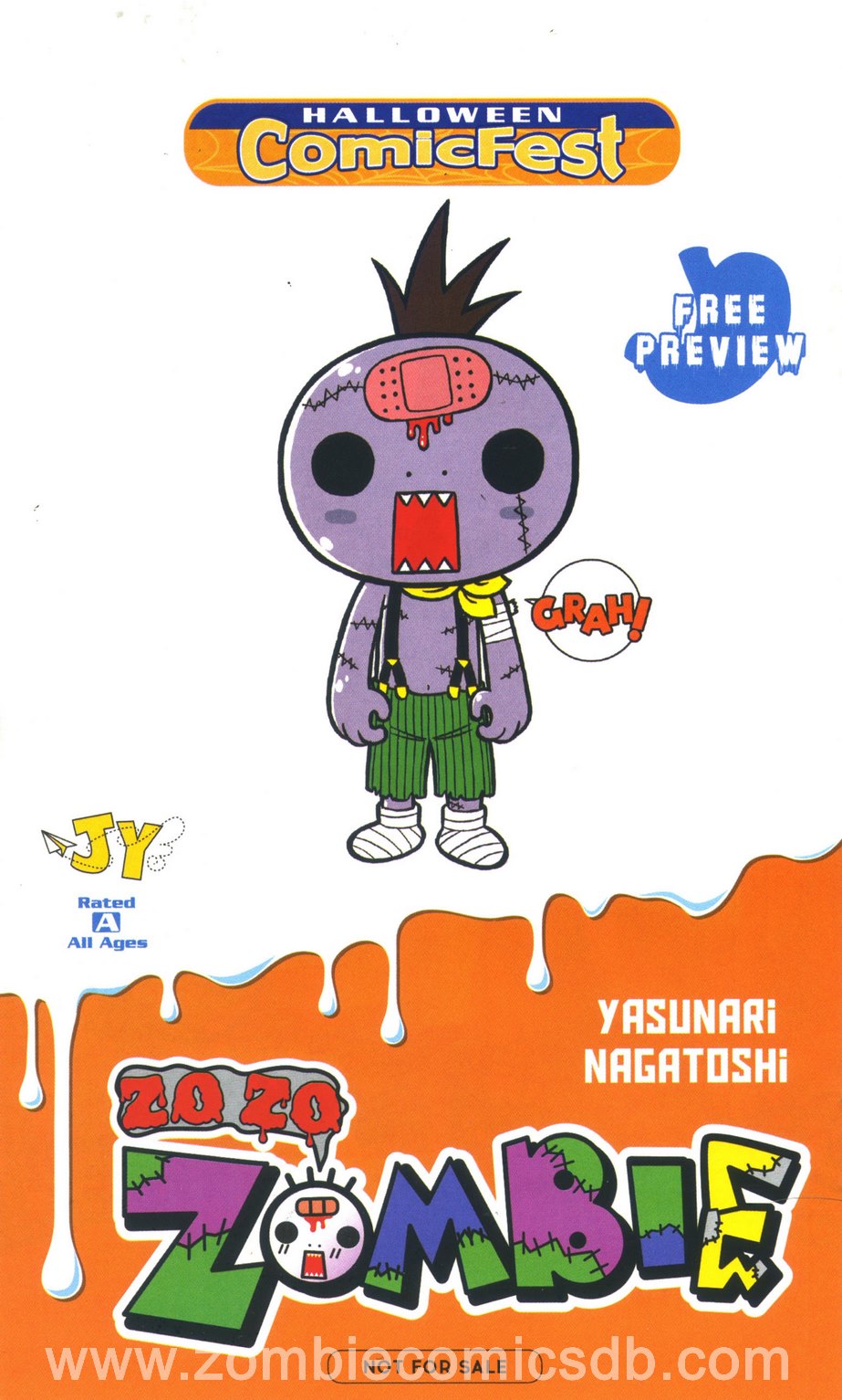 Zo Zo Zombie-Kun - Halloween ComicFest Mini Comic