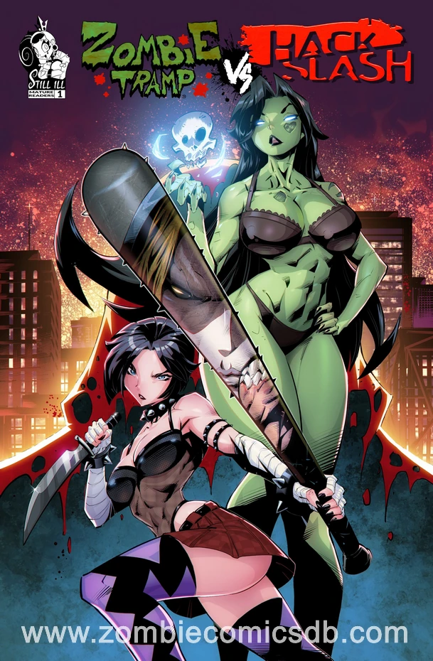 Zombie Tramp Vs. Hack-Slash Still ILL Comics 2025